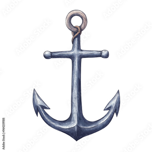 A classic anchor design symbolizing strength photo