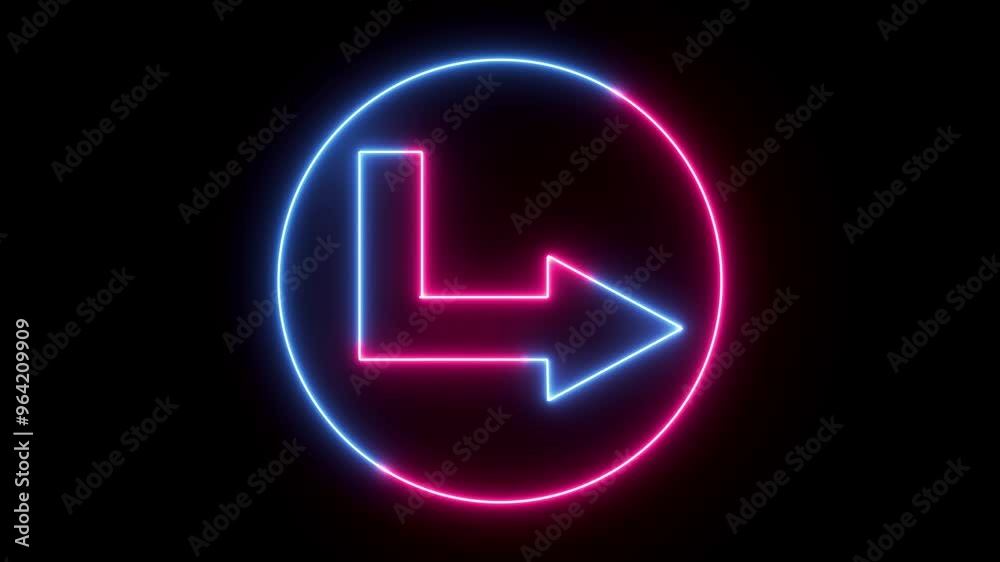 Glowing neon animation Directional arrow loading animation, arrow swipe animation, navigation direction arrow Glowing neon animation Directional arrow loading animation, arrow swipe animation, navigation direction arrow