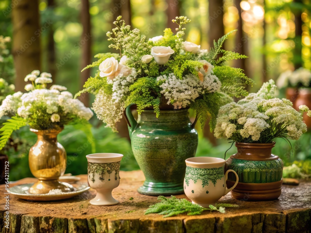 still life with flowers