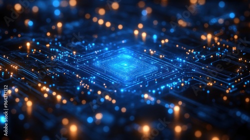 Wallpaper Mural Abstract Technology Background Torontodigital.ca