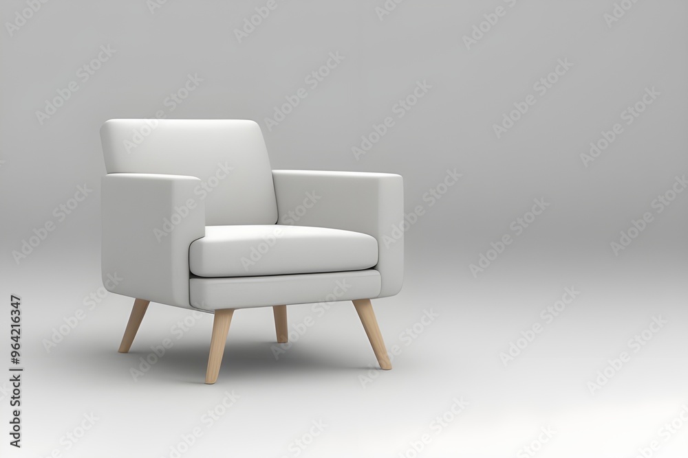 armchair isolated on white armchair isolated on white
