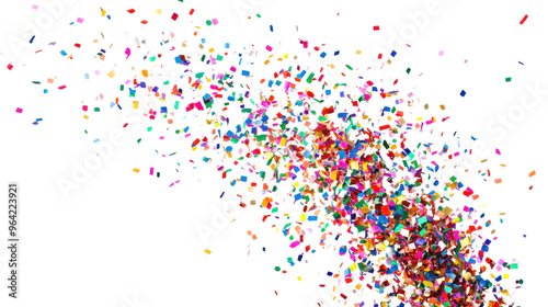 Vibrant Party Popper Isolated on White Background