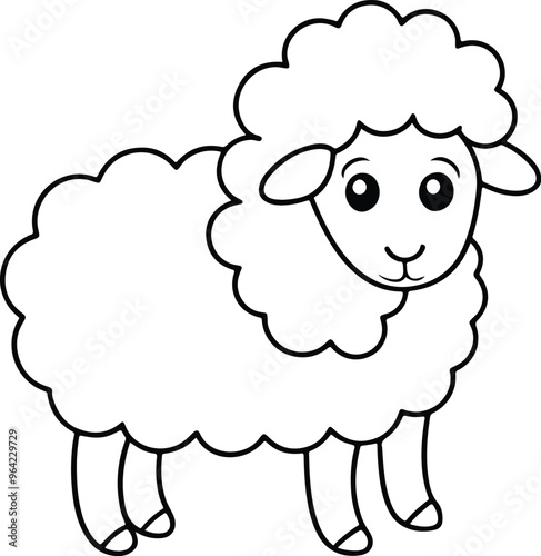 illustration of sheep