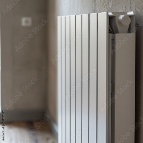 Wallpaper Mural Modern White Radiator in Minimalist Interior Design Torontodigital.ca