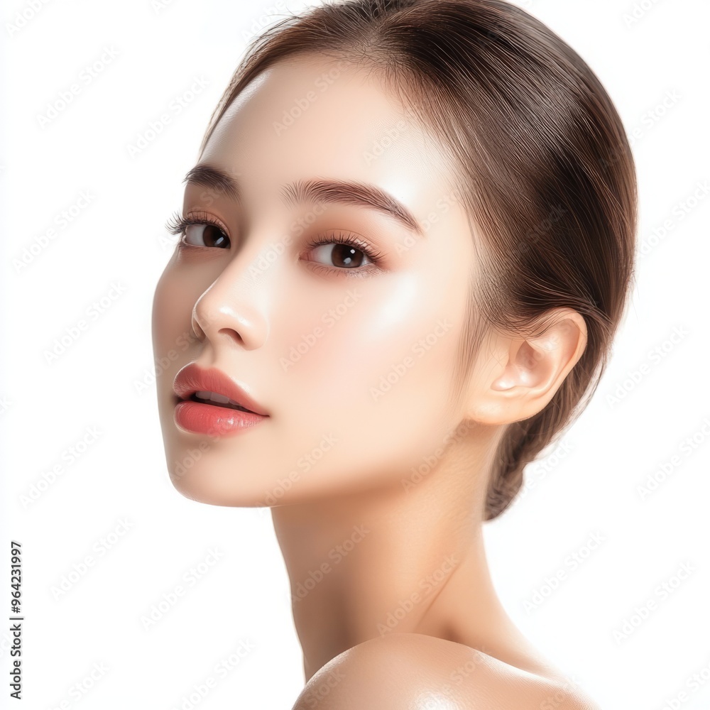 Radiant Thai Spa Treatment for Healthy Skin: Isolated on White Background Radiant Thai Spa Treatment for Healthy Skin: Isolated on White Background