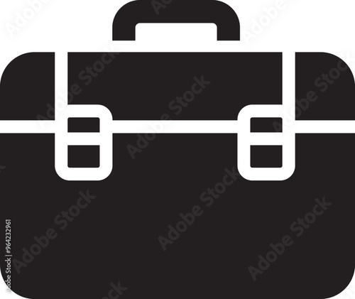 Construction tools Box vector.  briefcase icon design.