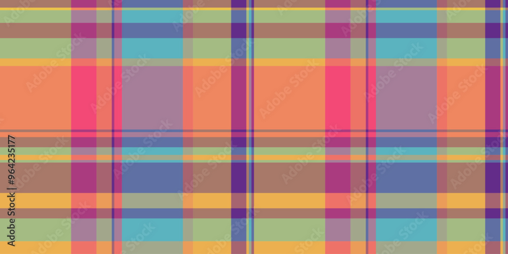 Popular check tartan fabric, order seamless vector plaid. Ireland texture textile pattern background in red and pastel colors. Popular check tartan fabric, order seamless vector plaid. Ireland texture textile pattern background in red and pastel colors.