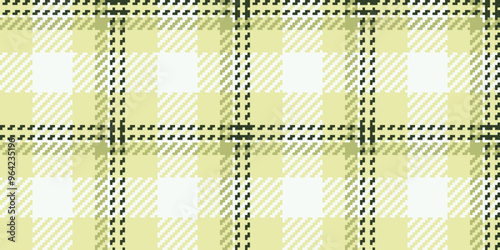 Commerce textile check plaid, diverse background pattern fabric. Page texture tartan vector seamless in light and mint cream colors.