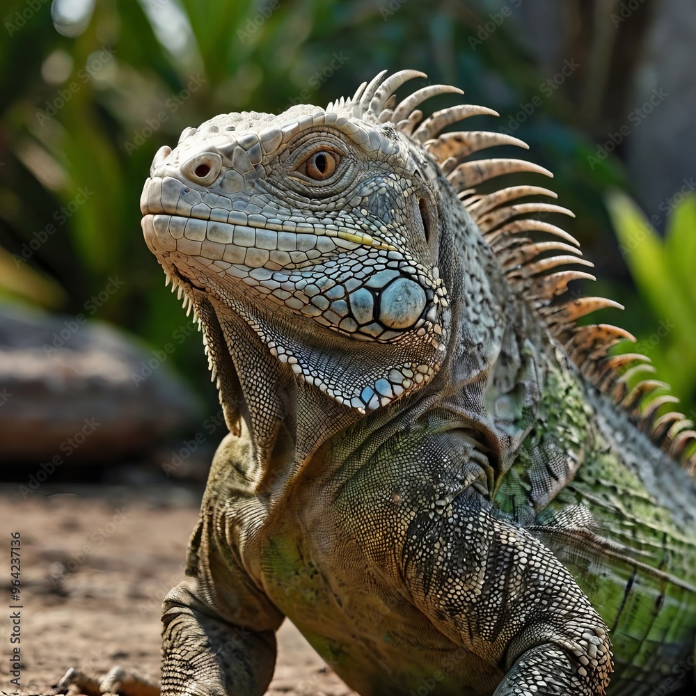 Fototapeta premium iguana generative ai