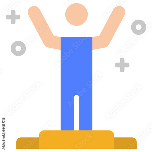 winner flat icon