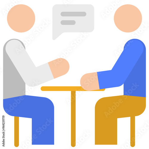 conversation flat icon