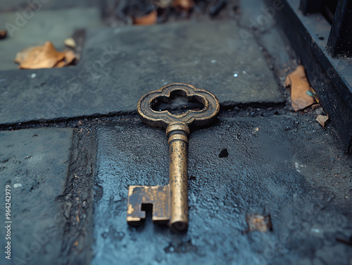 Forgotten Key - Symbol of Unopened Doors and Unwelcoming Homes