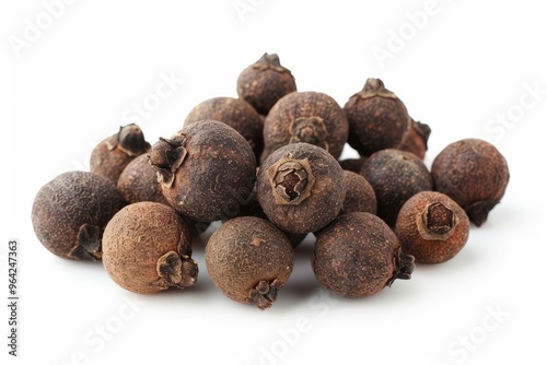 A fresh Allspice isolated on white