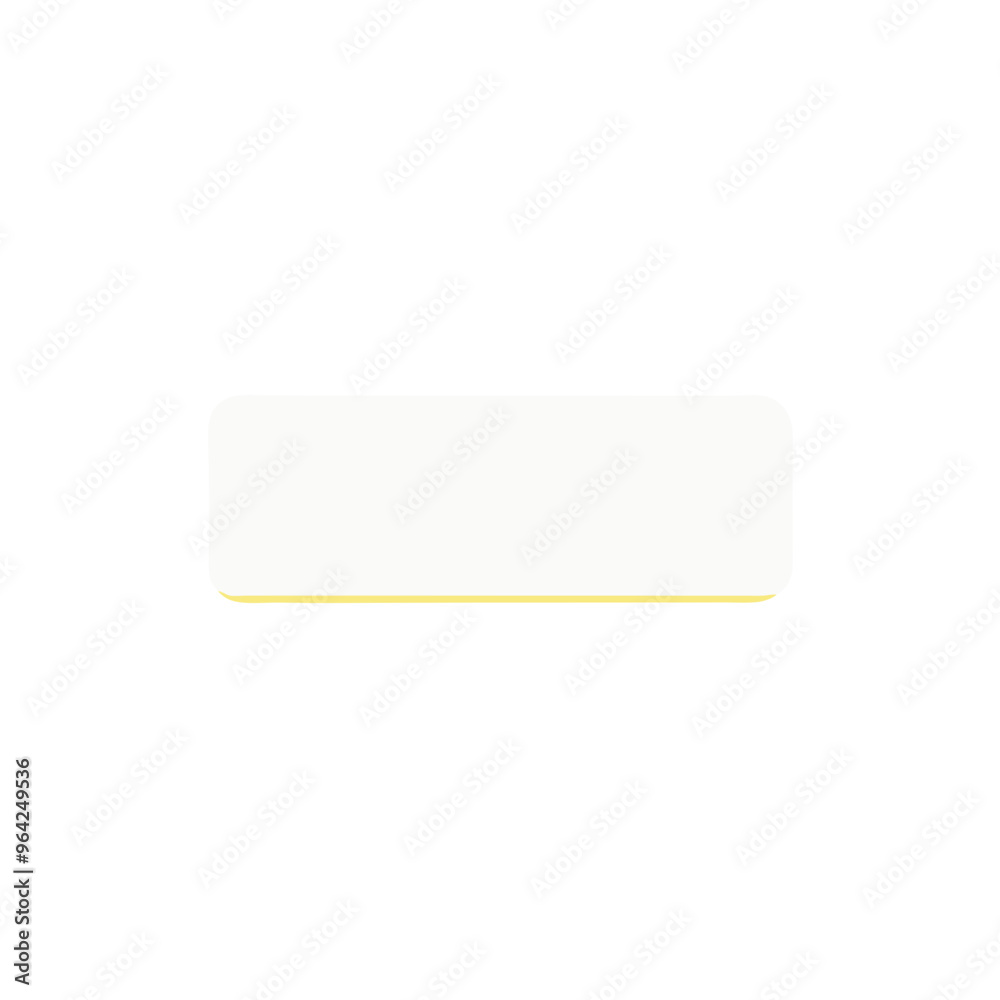 white label with yellow shade isolated no background white label with yellow shade isolated no background