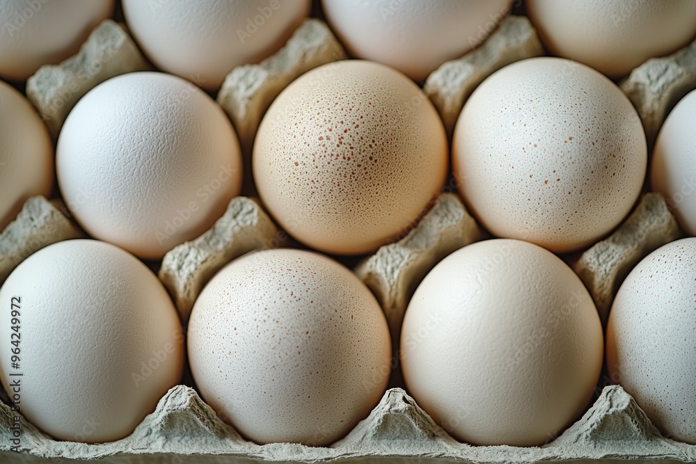 Close-up of Eggs in a Carton Close-up of Eggs in a Carton