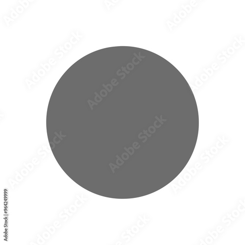grey circle without background