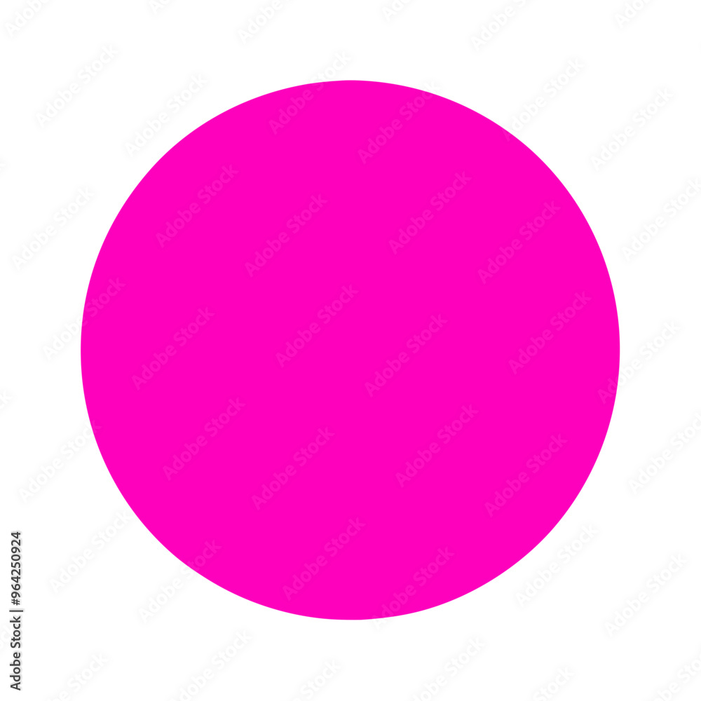 pink sphere isolated vector without background