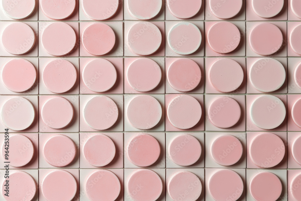 Gloss wall or floor tile background tiles. 3D, pink tones glazed Gloss wall or floor tile background tiles. 3D, pink tones glazed