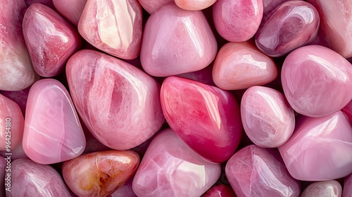 Abstract pattern pink gravel stones smooth glossy texture marble polished modern background