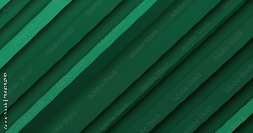 A modern abstract background featuring diagonal green stripes, creating a sense of depth and texture.