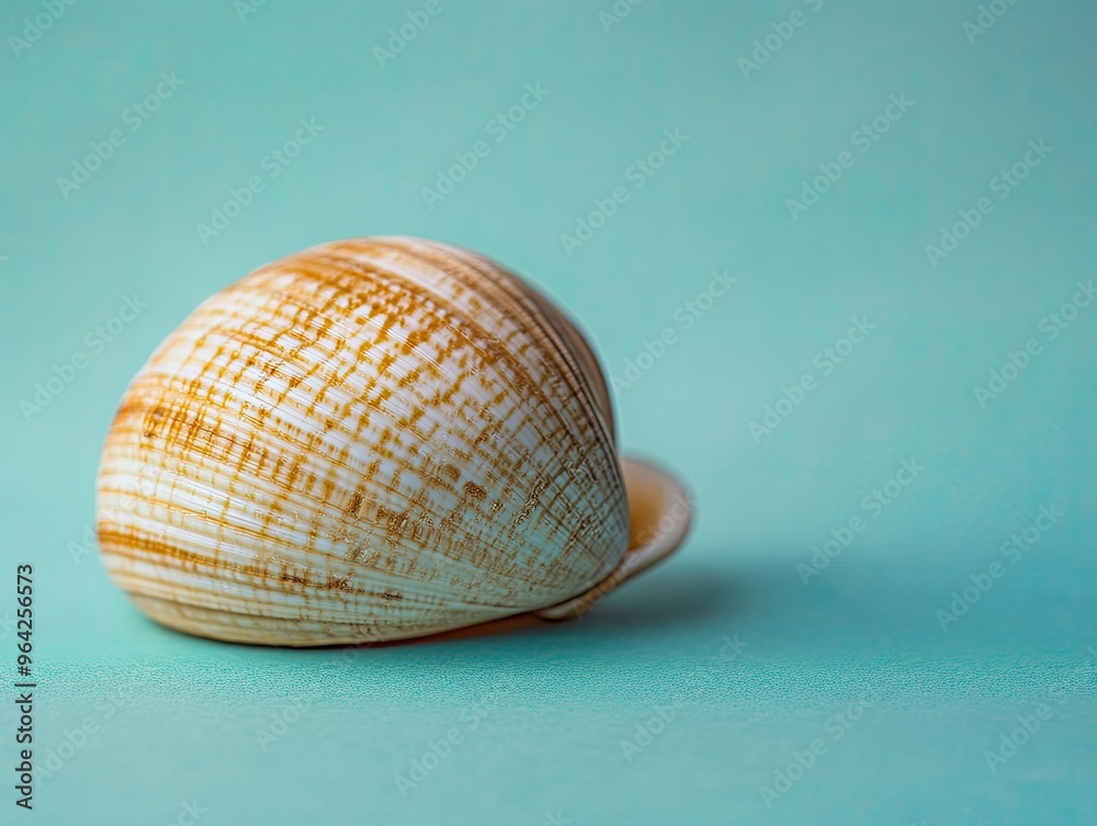 clam isolated on cute background