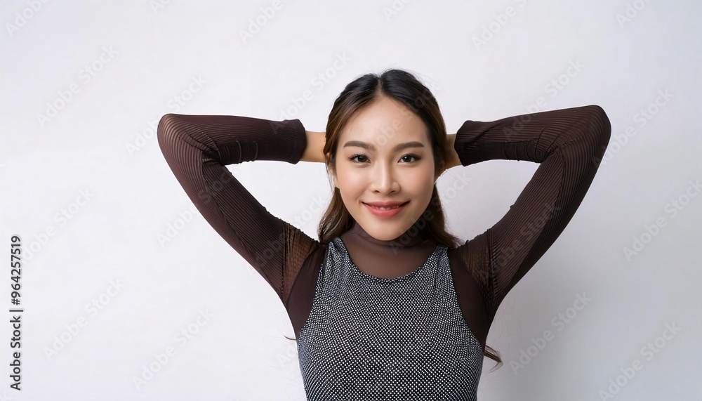 portrait of a japanese woman with white background portrait of a japanese woman with white background