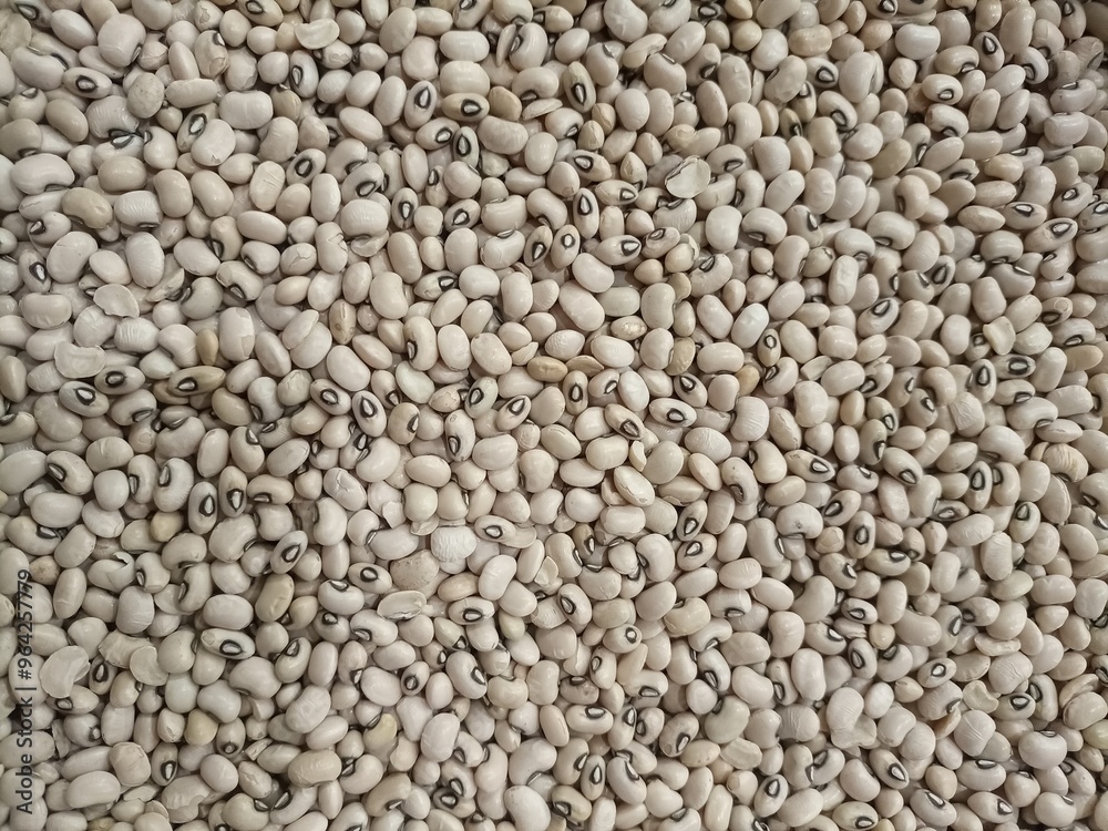 Close-Up of Dried Black-Eyed Peas (Cowpea) Close-Up of Dried Black-Eyed Peas (Cowpea)