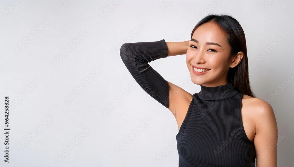 portrait of a japanese woman with white background portrait of a japanese woman with white background