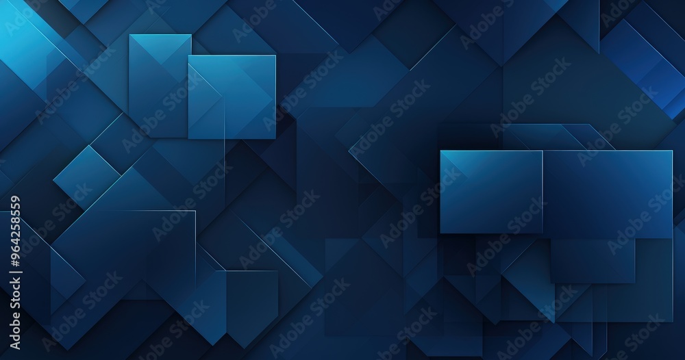 A modern abstract background featuring overlapping geometric shapes in various shades of blue, ideal for digital design projects. A modern abstract background featuring overlapping geometric shapes in various shades of blue, ideal for digital design projects.