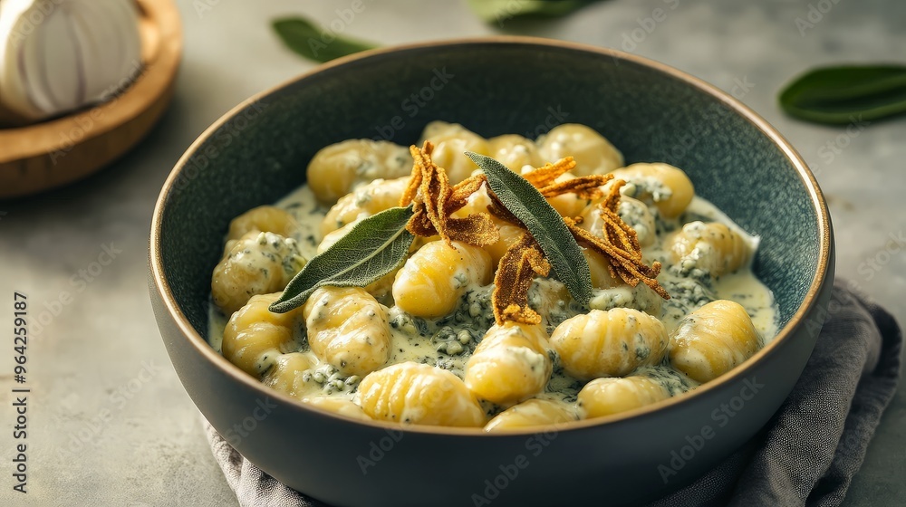 Delicious Gnocchi with Creamy Sauce Delicious Gnocchi with Creamy Sauce