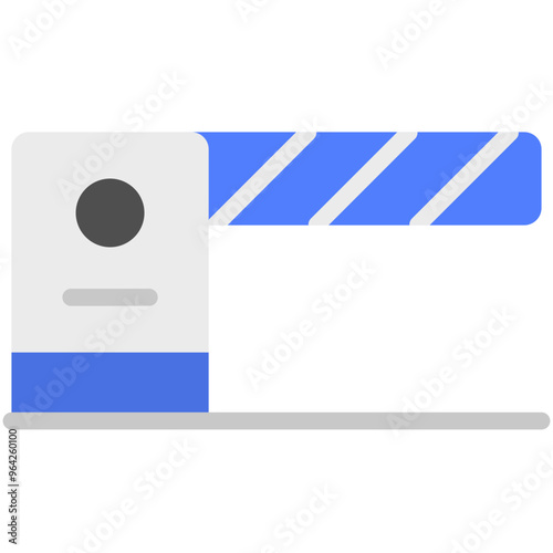 barrier flat icon