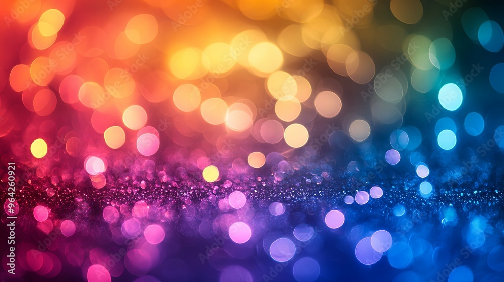 Abstract Colorful Blurred Bokeh Lights Background Abstract Colorful Blurred Bokeh Lights Background