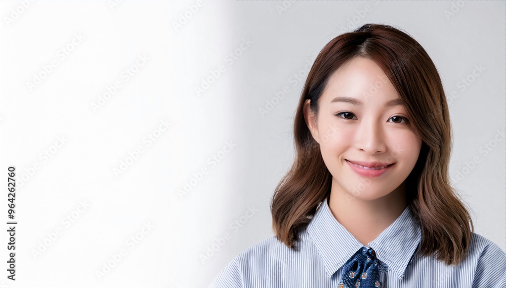 portrait of a japanese woman with white background portrait of a japanese woman with white background