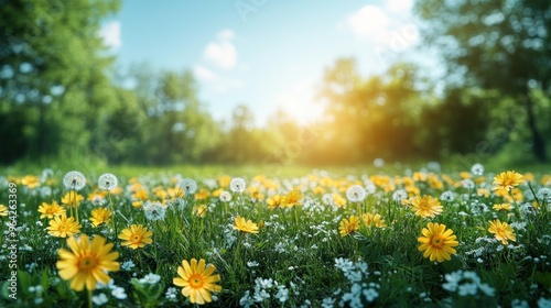 A Field of Yellow Flowers