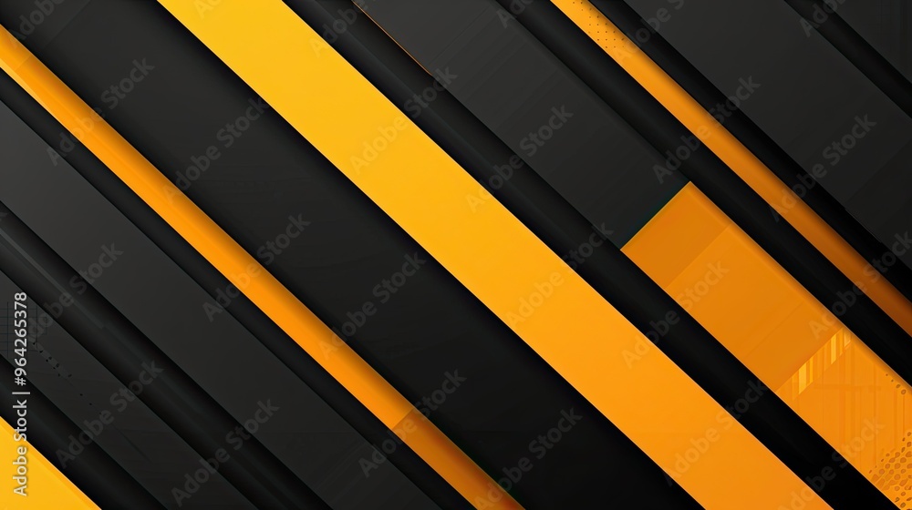 A modern abstract design featuring diagonal black and yellow stripes, creating a dynamic and visually striking background. A modern abstract design featuring diagonal black and yellow stripes, creating a dynamic and visually striking background.