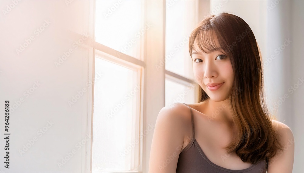 portrait of a japanese woman with white background portrait of a japanese woman with white background