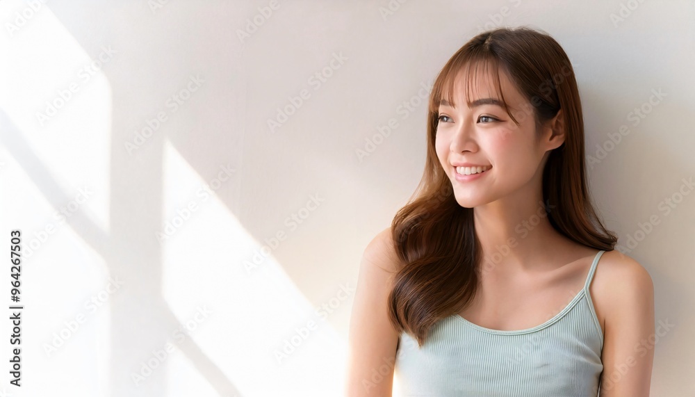 portrait of a japanese woman with white background portrait of a japanese woman with white background
