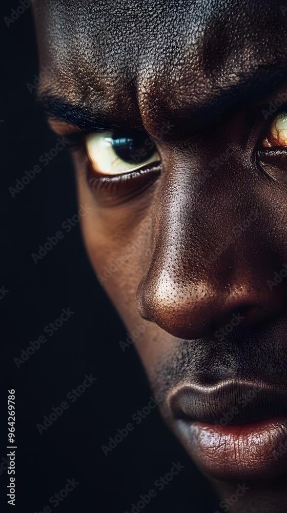 18. A person looking determined, resolute expression 18. A person looking determined, resolute expression