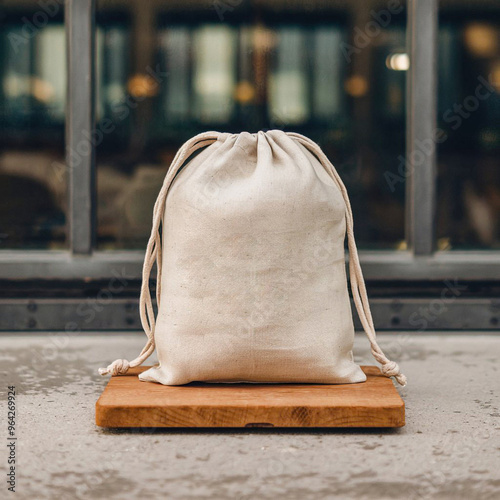 linen bag mockup
