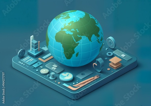 Wallpaper Mural Globe clipart Torontodigital.ca