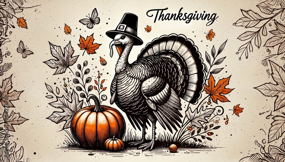Illustration of thanksgiving background. Illustration of thanksgiving background.