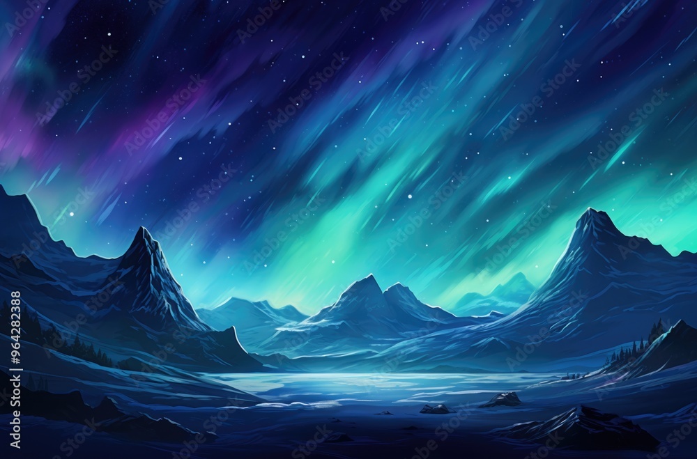 Aurora Borealis Reflected in Water Aurora Borealis Reflected in Water