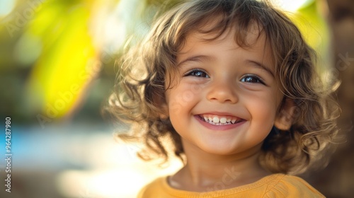 Little Girl's Joyful Smile