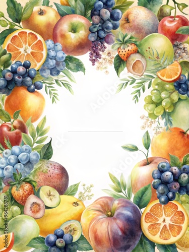 fruit frame template