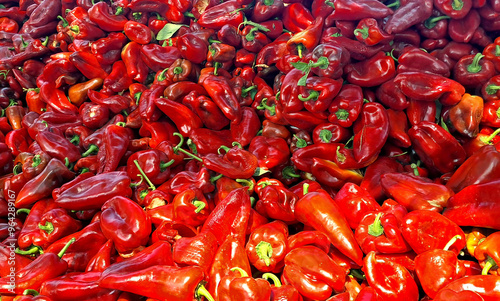 Domestic Red  Pepper; Freshly picked red peppers