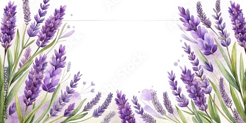 Lavender frame template