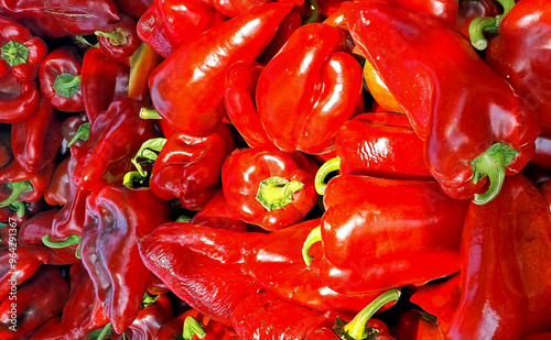 Red Peppers :Freshly picked red peppers