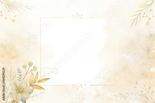 Spring card template illustration