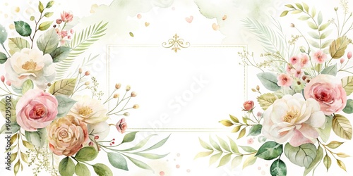 wedding background with flowers