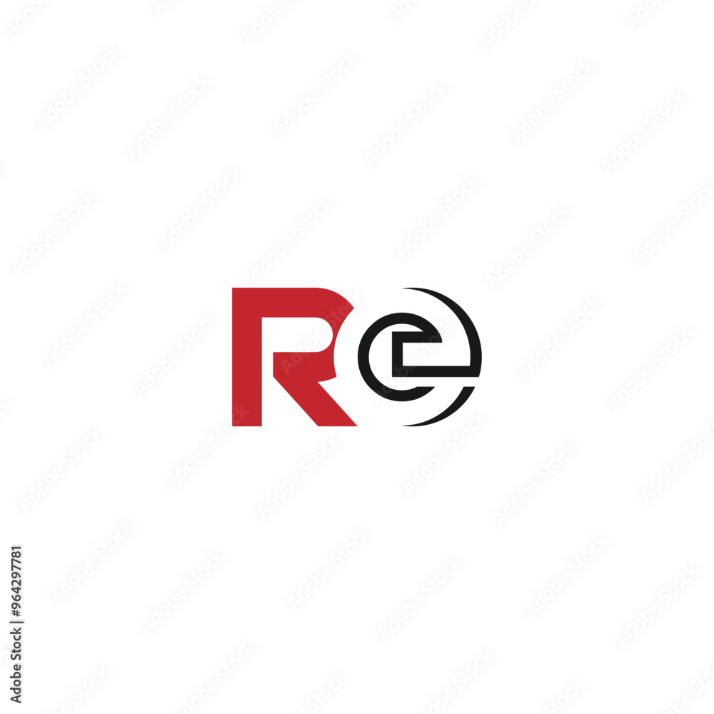 ER or RE abstract letter outstanding professional business awesome artistic branding company different colors illustration logo design. ER or RE abstract letter outstanding professional business awesome artistic branding company different colors illustration logo design.